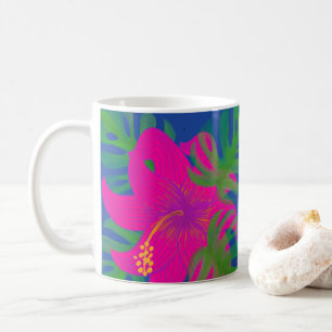 Mug Philodendron Hibiscus Tropical Tropical 