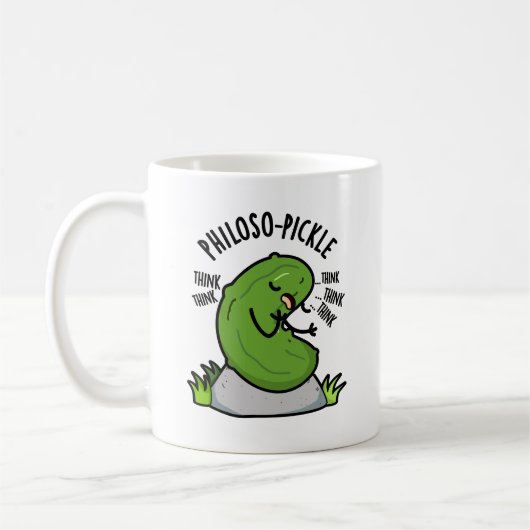 Mug Philoso pickle drôle Pickle Pun (Gauche)