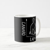 Mug Philosophe du canard de lapin Wittgenstein (Devant droit)