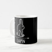 Mug Philosophe du canard de lapin Wittgenstein (Devant gauche)