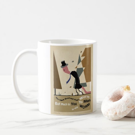Mug Philosophie de Friedrich Nietzsche (Avec donut)