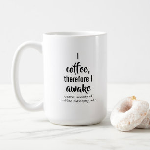 Mug Philosophie du café Descartes Twist