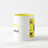 Mug Philosophie d'un tournesol (Centre)