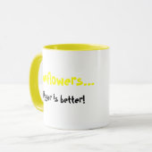 Mug Philosophie d'un tournesol (Devant gauche)