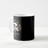 Mug Philosophie Spatiale Crâne Alan Watts Citation de (Devant gauche)