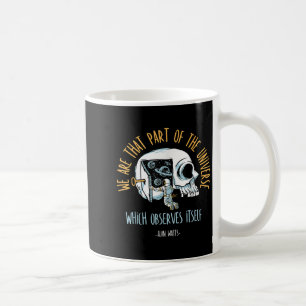 Mug Philosophie Spatiale Crâne Alan Watts Citation de