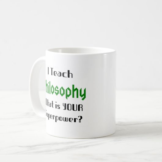 Mug philosophy teach (Devant gauche)