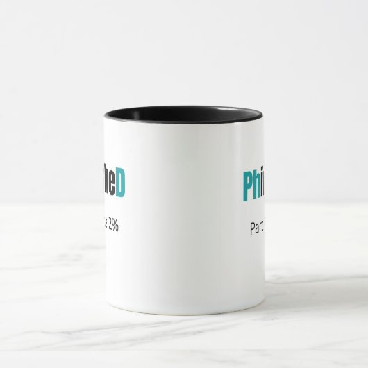 Mug PhinisheD Partie du 2% (Centre)