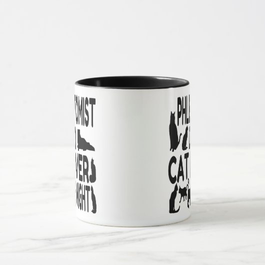 Mug Phlebotomiste Aime les chats (Centre)