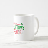 Mug Phlebotomiste de Noël, phlébotomie, laboratoire (Devant droit)
