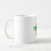 Mug Phlebotomiste de Noël, phlébotomie, laboratoire (Gauche)