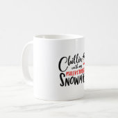 Mug Phlebotomiste de Noël, phlébotomie, laboratoire (Devant gauche)