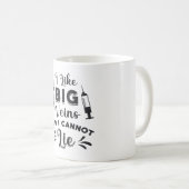 Mug Phlebotomiste I Like Big Veins Phlebotomie Cadeau (Devant droit)