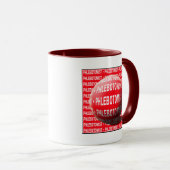 MUG PHLÉBOTOMISTE SPHÈRE GOUTTE SANGUINE (Devant droit)