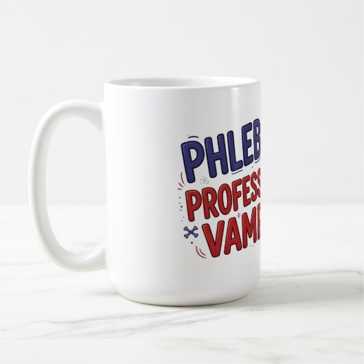 Mug Phlébotomiste Vampire Professionnel (Gauche)