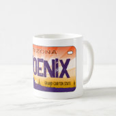Mug Phoenix Arizona plaque plaque d'immatriculation dr (Devant droit)
