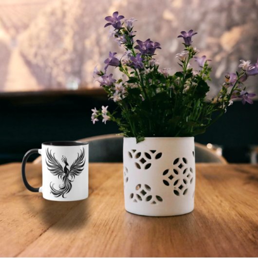 Mug Phoenix du matin - Montez avec chaque bouge de gor