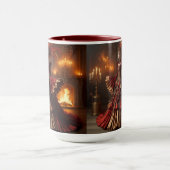 Mug Phoenix Fire Queen Steampunk Victorian Industrial (Centre)