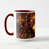 Mug Phoenix Fire Queen Steampunk Victorian Industrial (Gauche)