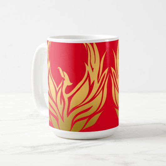 Mug Phoenix Rouge levant (Devant gauche)