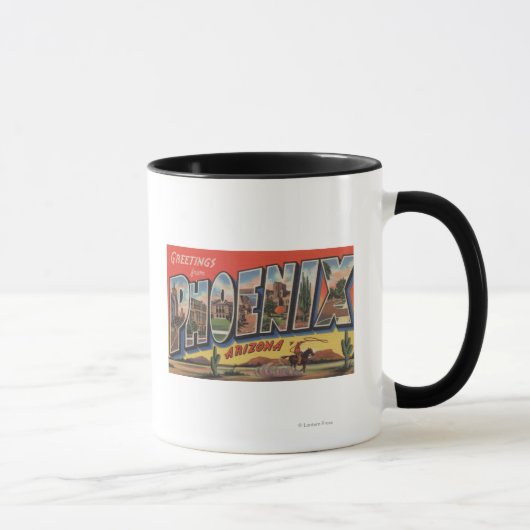Mug Phoeniz, Arizona - Scènes de grandes lettres (Droite)