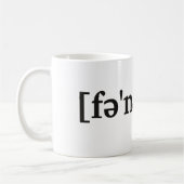 Mug Phonétique IPA (Gauche)
