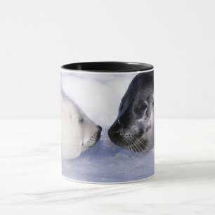 Mug Phoque à harpe mère avec son petit