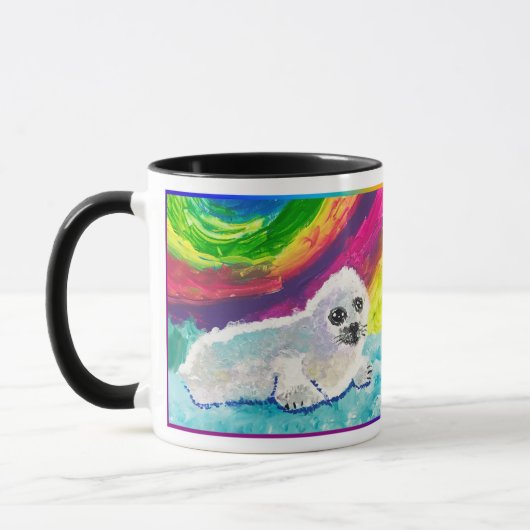 Mug Phoque bébé "Art by Kids" (Gauche)