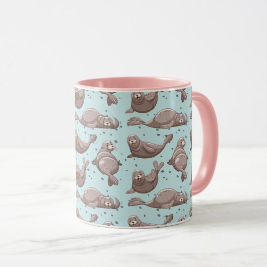 Mug Phoques  (Devant droit)