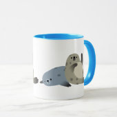 Mug Phoques De Port De Cartoon Sympa (Devant droit)
