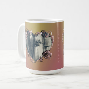 Mug Photo 7e anniversaire du Mariage Rose de la copie