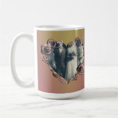 Mug Photo 7e anniversaire du Mariage Rose de la copie (Gauche)