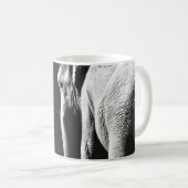 MUG PHOTO À ÉCHELLE GRIS DE L'ÉLÉPHANT (Devant droit)