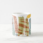 Mug Photo abstrait de maman chien drôle (Centre)