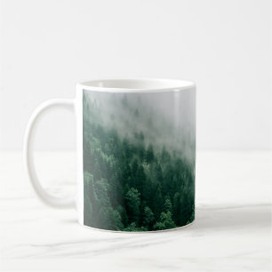 MUG PHOTO AÉRIENNE D'ARBRES VERTS