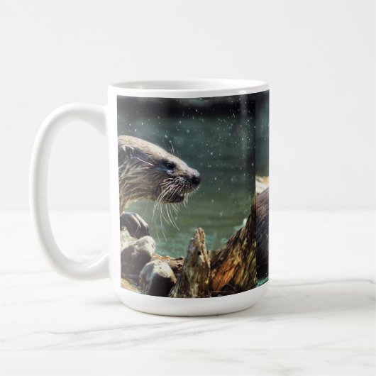 Mug Photo animalière de River Otter Animal-lover (Gauche)