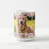 Mug Photo Animaux De Compagnie encadrée En Fleurs (Centre)