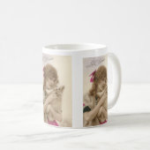 Mug Photo antique Victorian Woman and Dog (Devant droit)