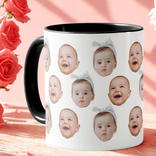 Mug Photo bébé personnalisée moderne mignonne bébé vis