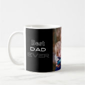 Mug Photo Best Dad Ever Fête des pères, Cadeau pour pa (Gauche)