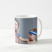 Mug Photo Best Papa Ever Modèle (Devant droit)