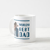 Mug Photo Best Papa moderne (Devant gauche)