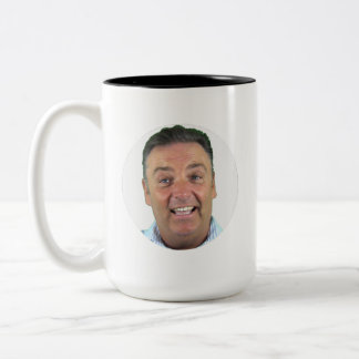 Mug photo bicolore NOIR - Mug personnalisé à cadre