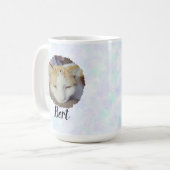 Mug Photo Bleu Rêveur (Devant gauche)