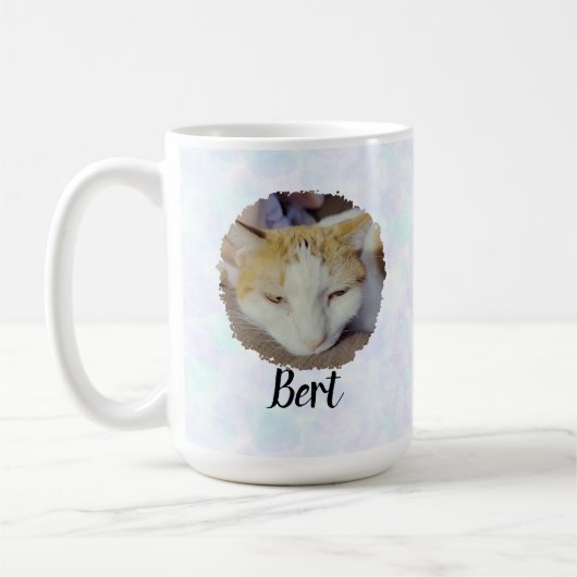Mug Photo Bleu Rêveur (Gauche)
