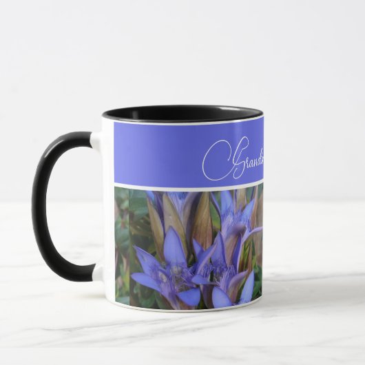 Mug Photo Blue Gentian (Gauche)