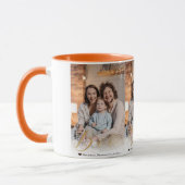 Mug Photo Boo Halloween en toile d'araignée (Gauche)