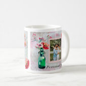 MUG PHOTO CADRE ÉLÉGANTE FLORALE  (Devant droit)