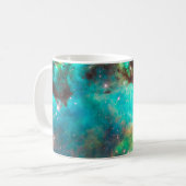 Mug Photo céleste du cluster Aqua Green Star (Devant gauche)