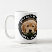 Mug Photo Chien Personnalisé Meilleur Papa Par Par Bla (Gauche)